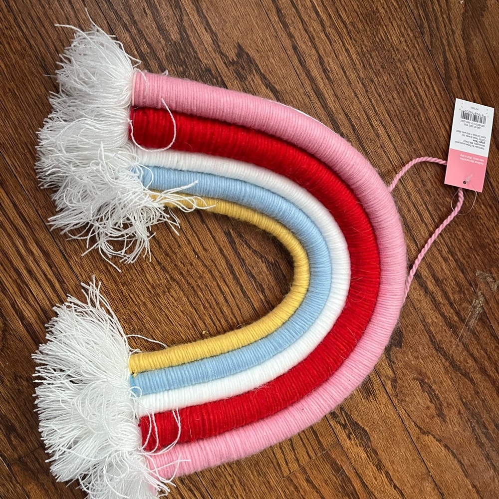 Colorful Rainbow Wall Hanging for Kids